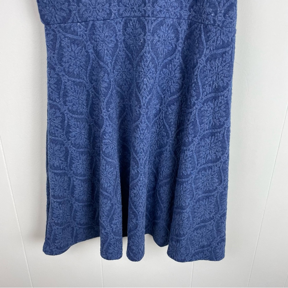 miami Navy Blue Strappy A-Line Printed Skater Dress - Picture 8 of 8